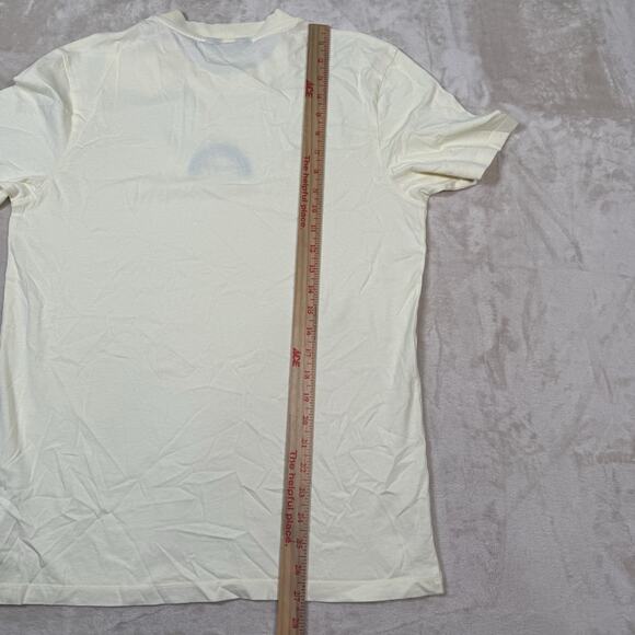 NWT Sandro x Wrangler Short Sleeve Crew Neck T-Shirt Cream Men's Size Medium - Picture 8 of 8